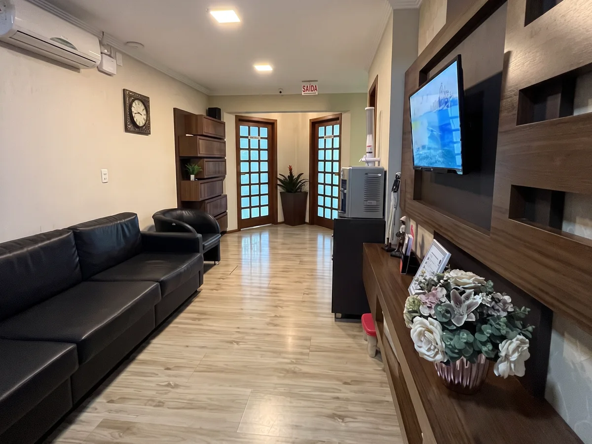 Espaço de convivência da Odonto Excellence Indaial